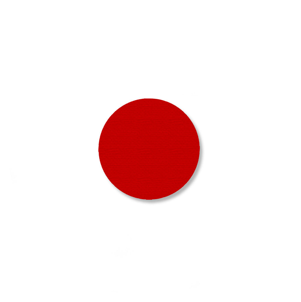 1" Red Industrial Marking Dot Tape - Mighty Line