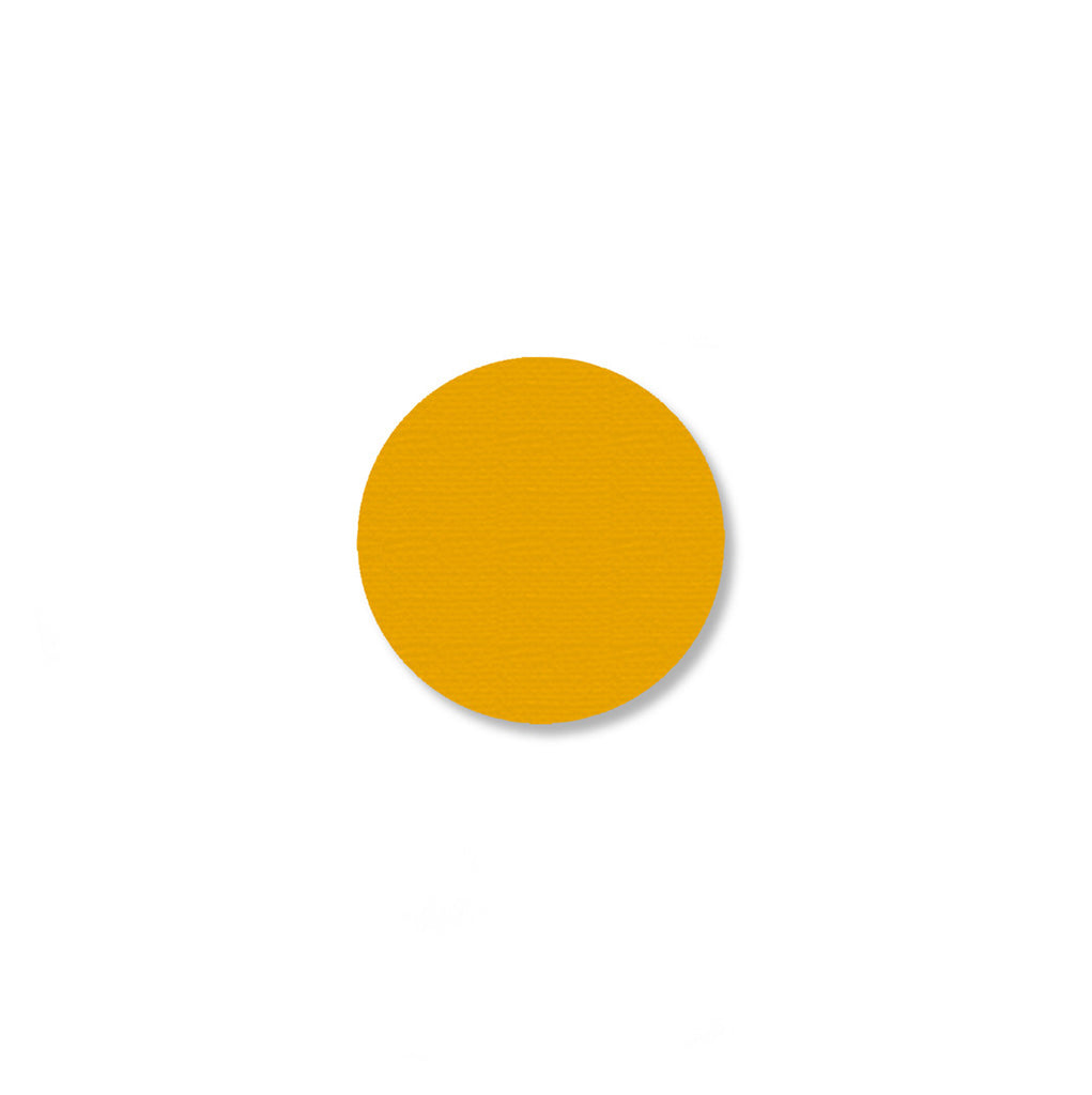 Mighty Line Yellow Industrial Floor Tape Dots, 1"