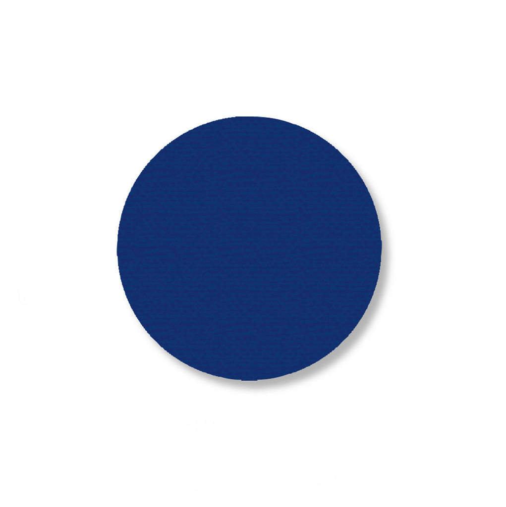 2.7" Blue Aisle Marking Tape Dots - Mighty Line