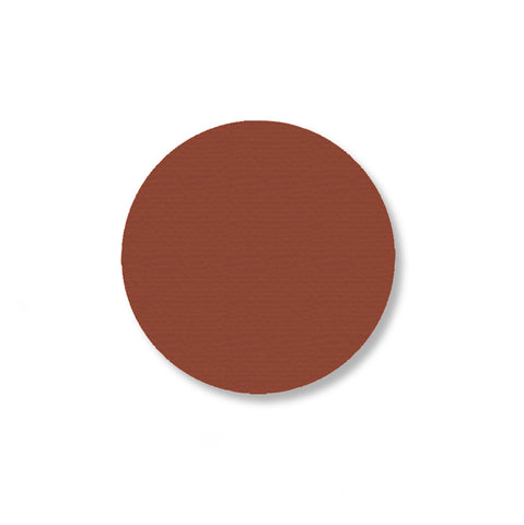 Brown Warehouse Marking Dots, 2.7" - Pack of 100