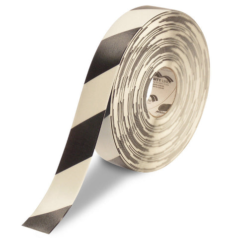 2" White & Black Chevrons Floor Tape