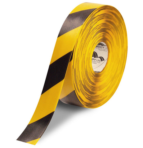 2" Yellow & Black Chevron Floor Tape