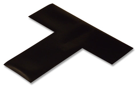 2" Black T, Pack of 24