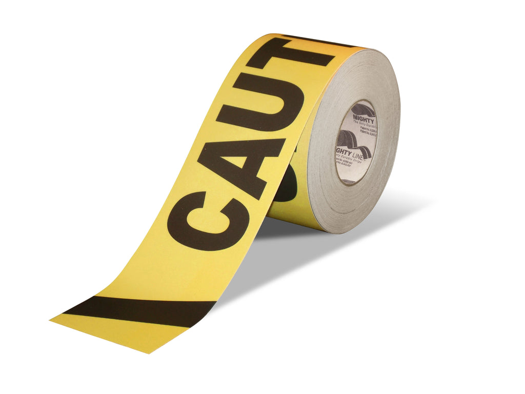 5.5" Wide Caution Floor Tape - 100'  Roll