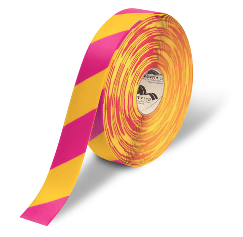 2" Yellow & Magenta Chevrons Floor Tape