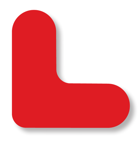 .75" Wide Solid RED 2" Long Angle - Pack of 100