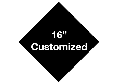 CUSTOMIZED - 16" Black Diamond - Set of 3