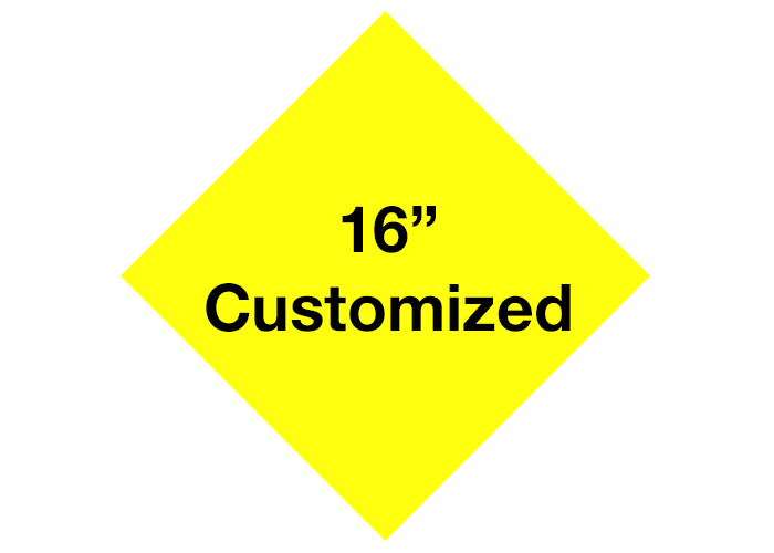 Yellow Diamond Custom Floor Tape Safety Marking