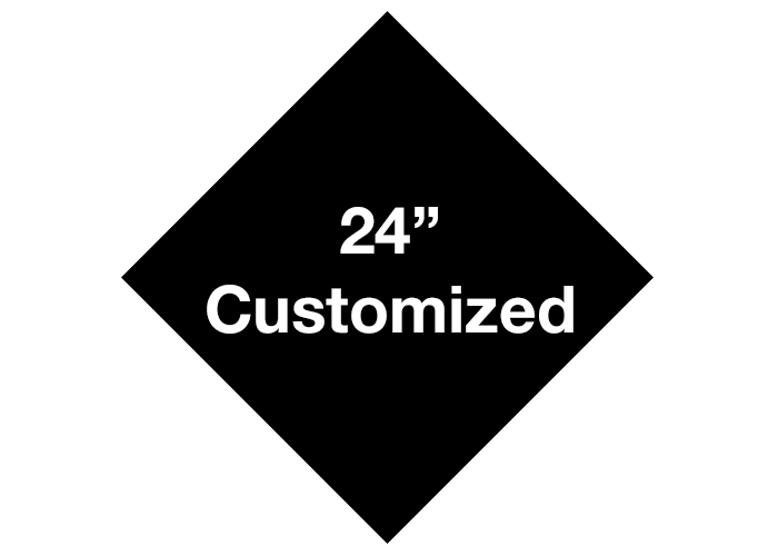 Black Diamond Custom Industrial Floor Tape Signs