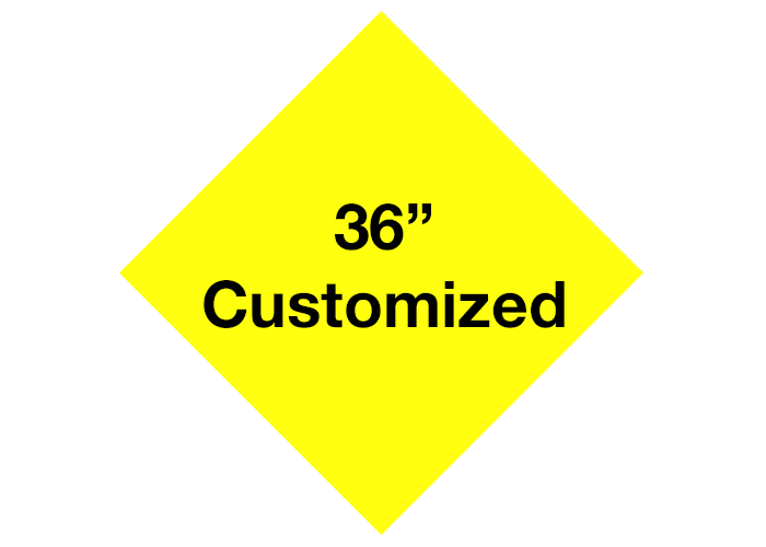 Yellow Diamond Custom Floor Tape Safety Marking