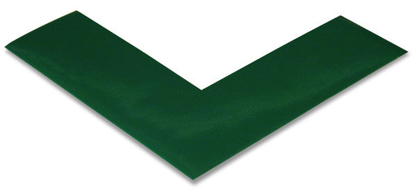 2" Green Floor Tape Corners