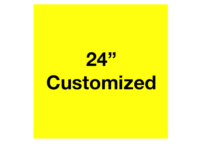 Yellow Square Custom Industrial Floor Tape Sign