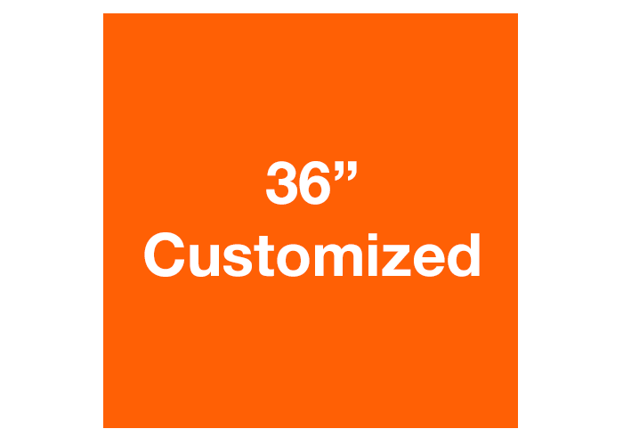 Orange Square Custom Industrial Floor Marking