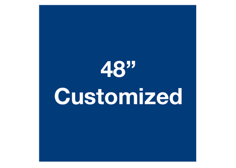 CUSTOMIZED - 48" Blue Square - Set of 1