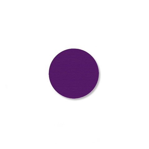 1" PURPLE Solid DOT - Pack of 200