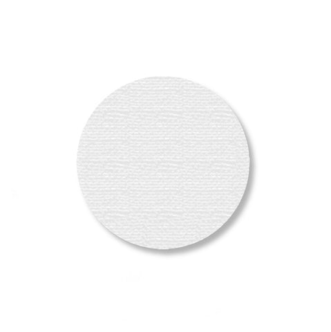 White Warehouse Floor Dots, 2.7" - Pack of 100
