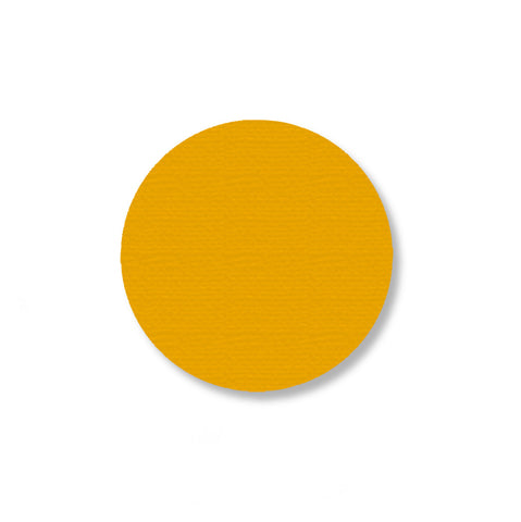 Yellow Warehouse Floor Marking Dots, 2.7" - Pack of 100