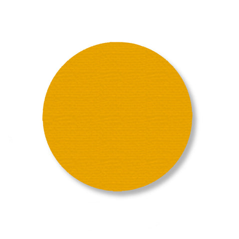 Yellow Aisle Marking Floor Dots, 3.5" - Pack of 100