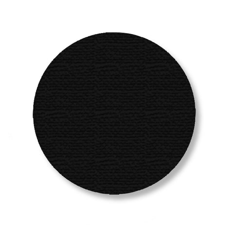 3.75" Black Industrial Floor Tape Dots - Mighty Line
