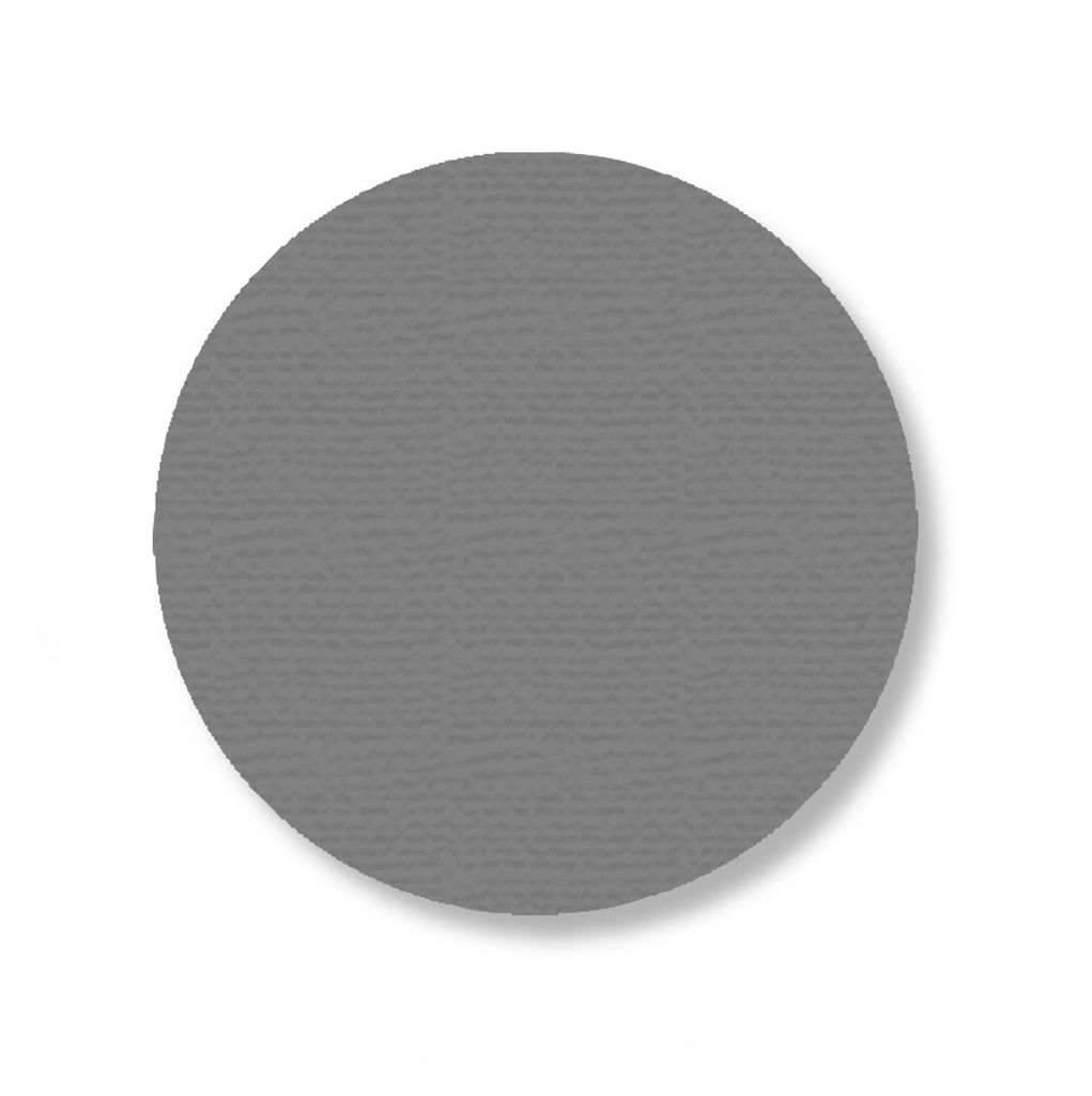 Gray Industrial Floor Marking Dots, 3.75"