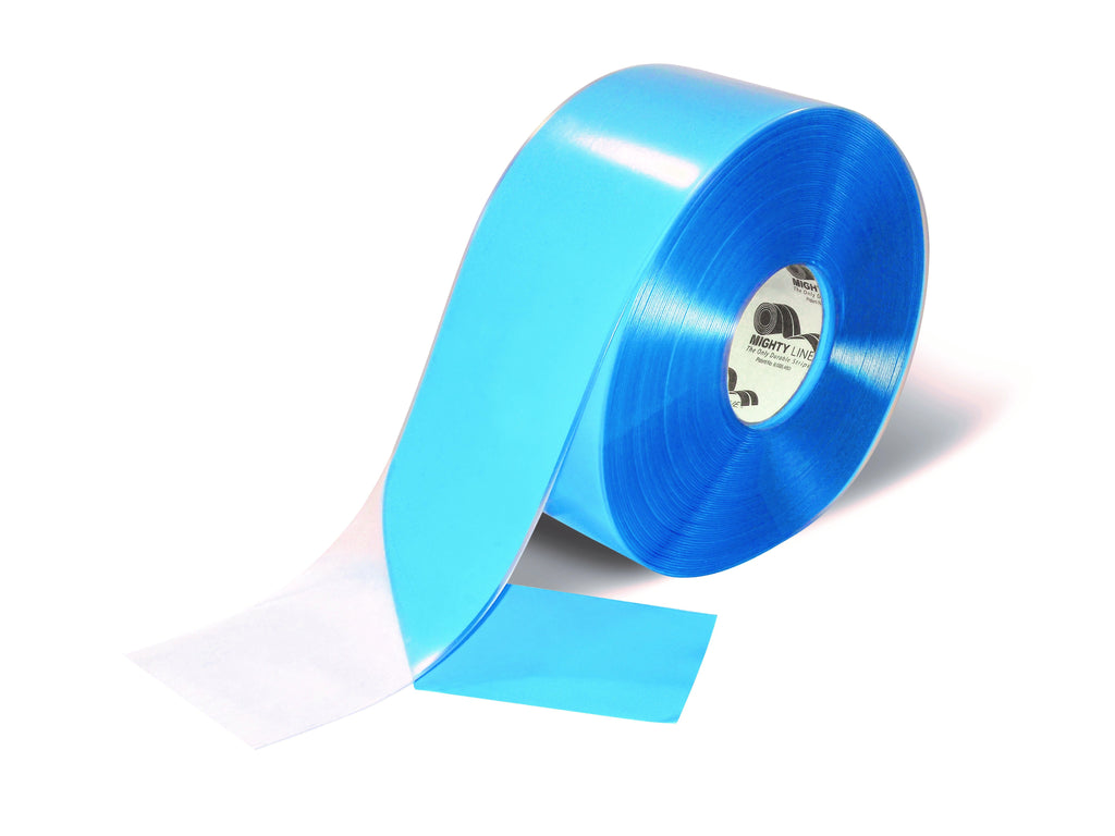 4” Clear Mighty Line Floor Tape - 100' Roll