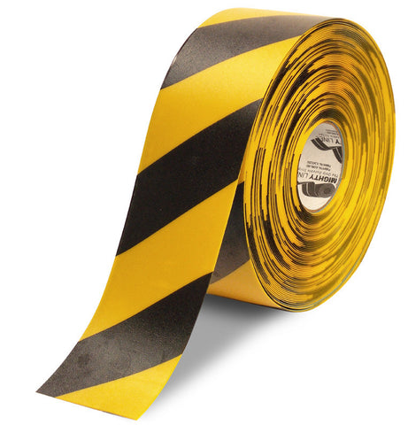 4" Yellow & Black Chevrons Floor Tape