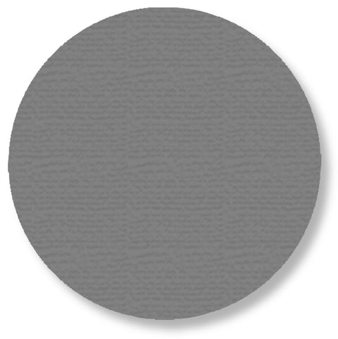 5.7 Inch Gray Warehouse Floor Tape Dots - Pack of 50