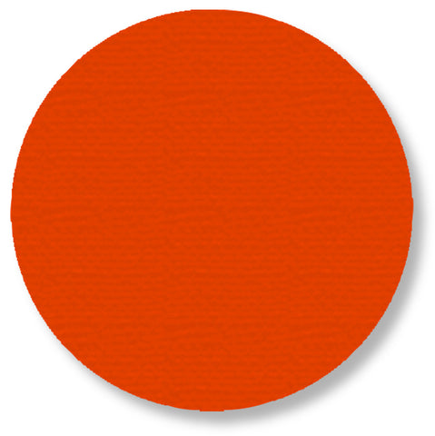 Orange 5.7 Inch Dot Safety Floor Tape - Pack of 50