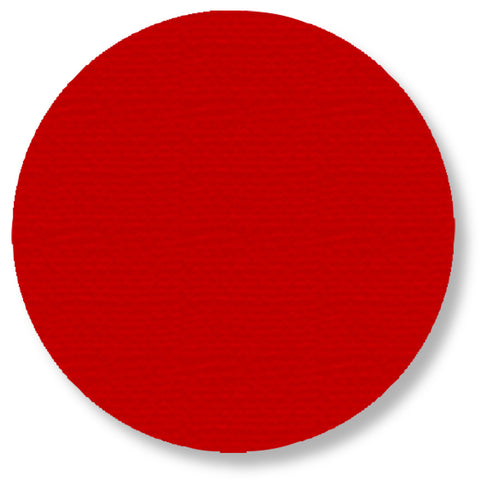 Red 5.7" Warehouse Floor Dots - Pack of 50
