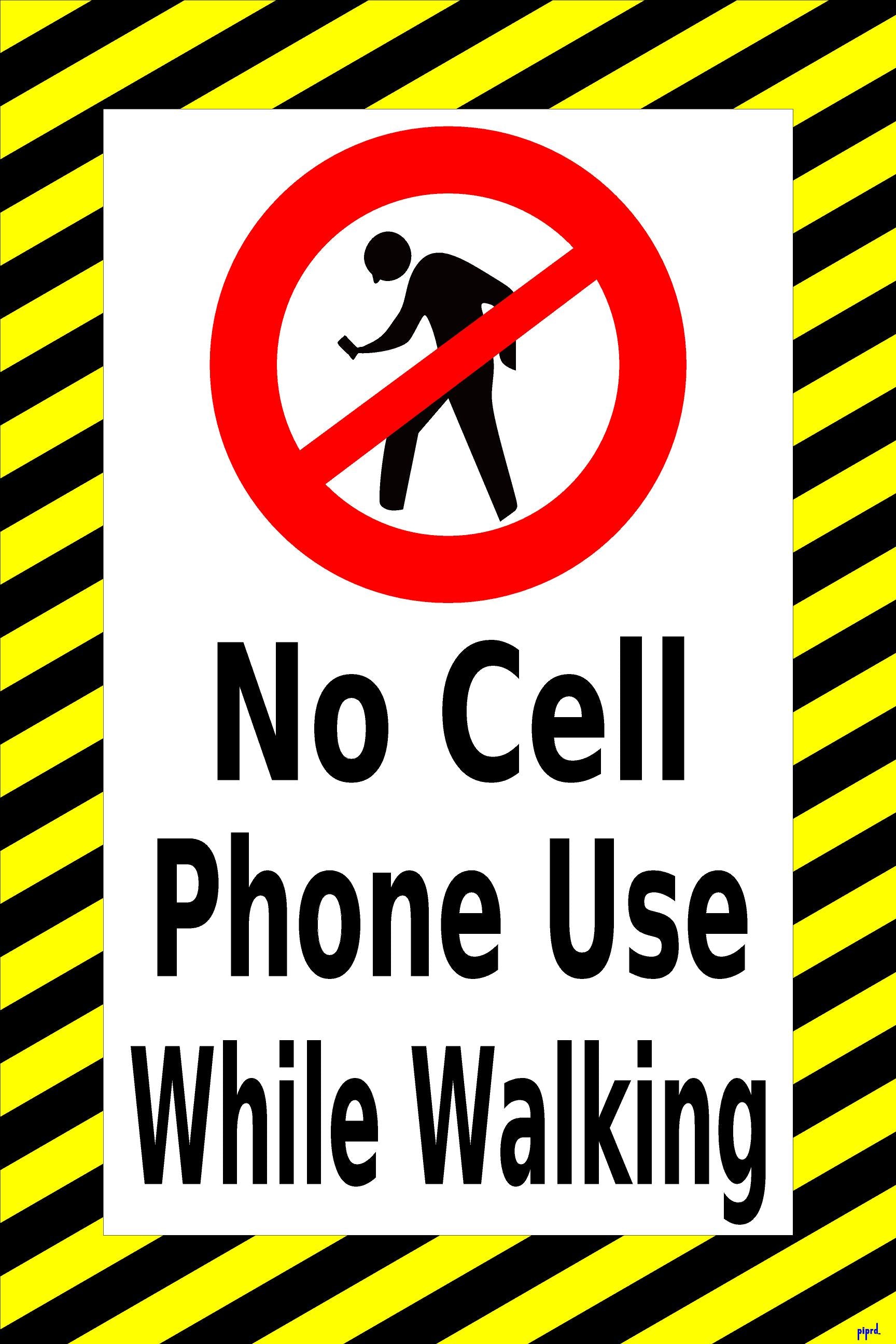 Phone In Use Sign No Cell Phone Sign
