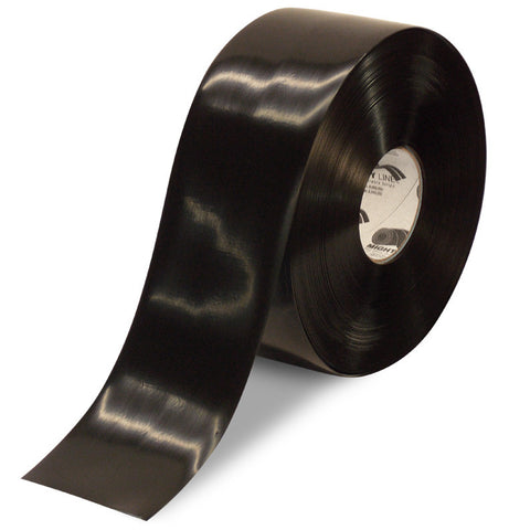 Mighty Line Safety Floor Tape, Black 4 Inch