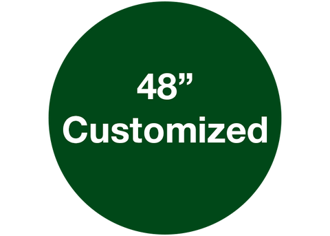 CUSTOMIZED - 48" Wide Green Circle - Set of 1