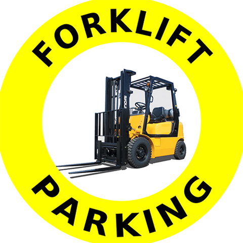 Forklift Parking Floor Sign