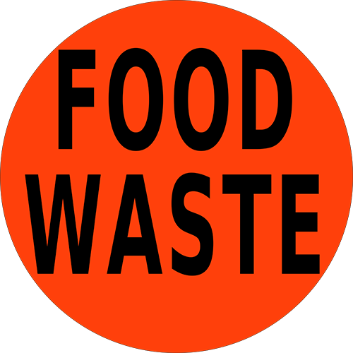 Food Waste Floor Sign