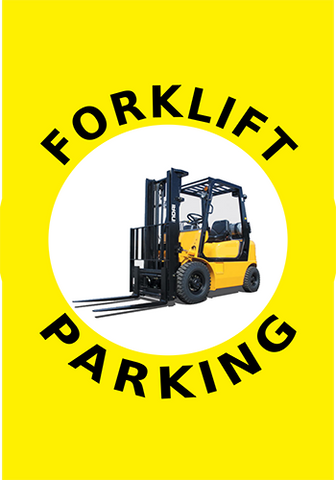 Forklift Parking Floor Sign