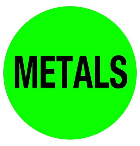 Metals Floor Sign