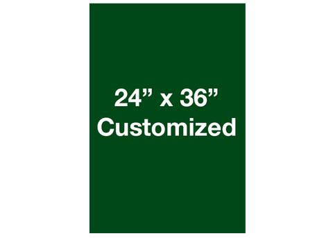 CUSTOMIZED - 24" x 36" Vertical Green Rectangle - Set of 2