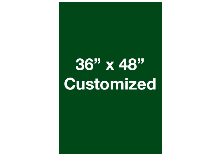 Mighty Line Custom Rectangle Green Floor Signs