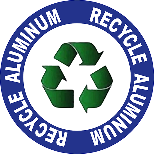 Recycle Aluminum Floor Sign