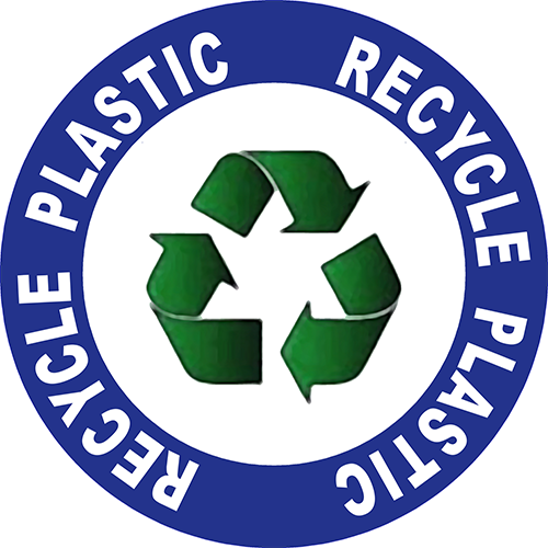 Recycle Plastic Floor Sign