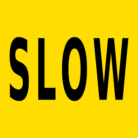 Slow Floor Sign