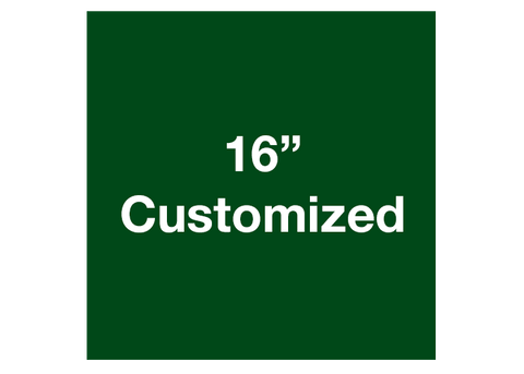CUSTOMIZED - 16" Green Square - Set of 3