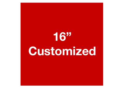 CUSTOMIZED - 16" Red Square - Set of 3