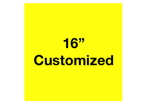 CUSTOMIZED - 16" Yellow Square - Set of 3