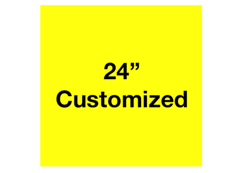 CUSTOMIZED - 24" Yellow Square - Set of 2