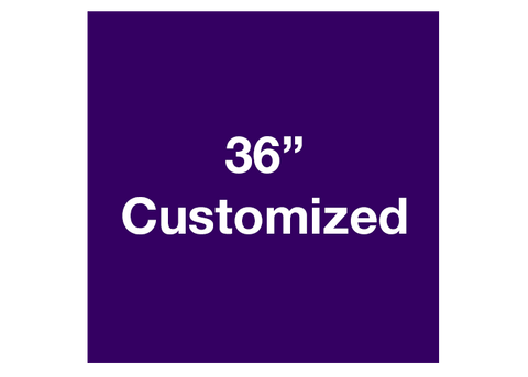 CUSTOMIZED - 36" Purple Square - Set of 1