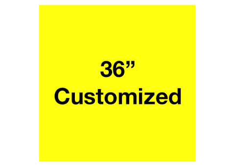 CUSTOMIZED - 36" Yellow Square - Set of 1