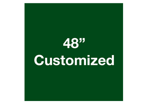 CUSTOMIZED - 48" Green Square - Set of 1