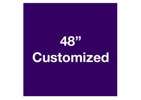 CUSTOMIZED - 48" Purple Square - Set of 1