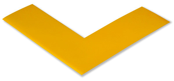 2" Yellow Floor Marking Tape Corners